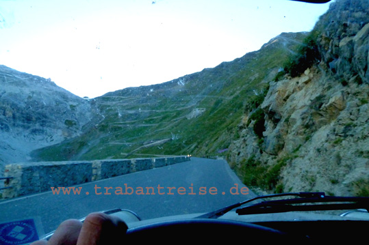 Stilfser Joch mit dem Trabi
